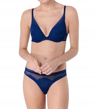 Triumph biustonosz push-up niebieski Darling Spotlight WHU rozmiar 85A