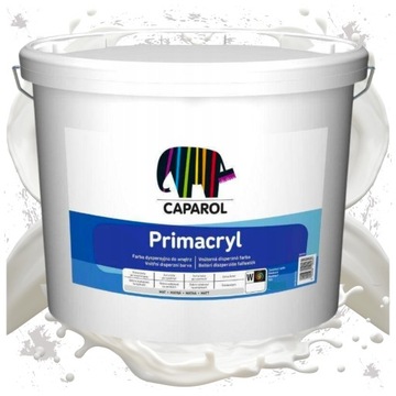 Farba Akrylowa Biała Matowa Dyspersyjna Wydajna CAPAROL PRIMACRYL 25kg