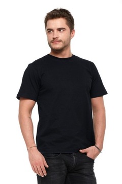 T-Shirt Koszulka Męska 100% Bawełniana Prosta Top Męski Klasyczna MORAJ