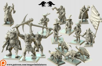 Арбалетчик x5 - Magori Miniatures - 3D печать