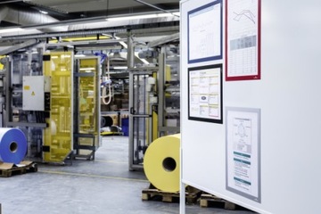 Магнитная рамка DURABLE А4 черная 5 шт х 4