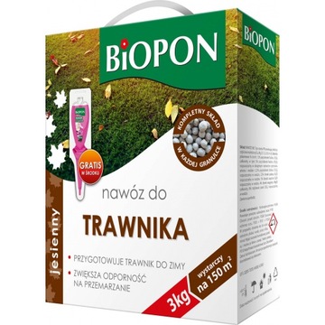 BIOPON NAWÓZ JESIENNY DO TRAWNIKÓW TRAWY TRAWNIKA