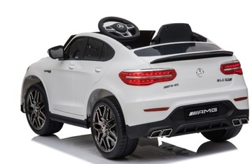 MERCEDES BENZ GLC 63S АККУМУЛЯТОРНЫЙ АВТОМОБИЛЬ ПИЛОТ КОЖА 4x4 МЯГКИЕ КОЛЕСА EVA