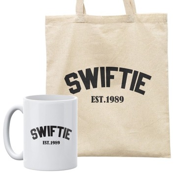 Zestaw torba bawełniana na zakupy + kubek Taylor Swift Swiftie
