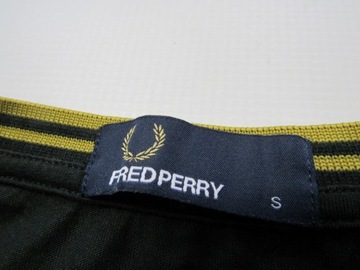 FRED PERRY/ ORYGINALNY GRANATOWY T SHIRT S/M