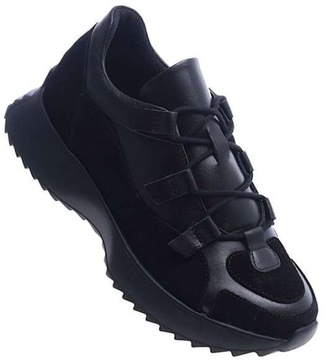 SKÓRZANE DAMSKIE BUTY SPORTOWE SNEAKERSY 13604 39