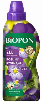 BIOPON ŻEL NAWÓZ ODŻYWKA DO ROŚLIN KWITNĄCYCH 0,5