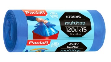 WORKI NA ŚMIECI PACLAN MULTITOP 120L 15 SZT