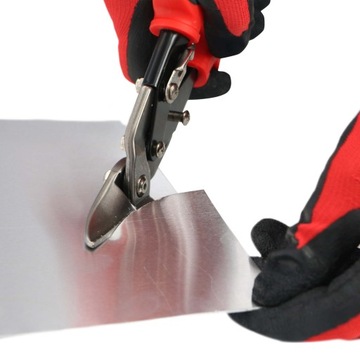 НОЖНИЦЫ ДЛЯ ЛИСТА С ДРАУМЕТОМ ЛЕВЫЕ 250 мм ИЗОГНУТЫЕ HRC