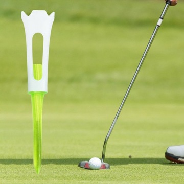 Подставка для мяча для гольфа, тренировочная, прочная, зеленая.