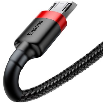 Кабель USB-A - Micro USB, Baseus Cafule 2.4A, 1M