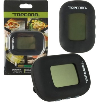 MINUTNIK CYFROWY TIMER KUCHENNY LCD+BATERIA MAGNES