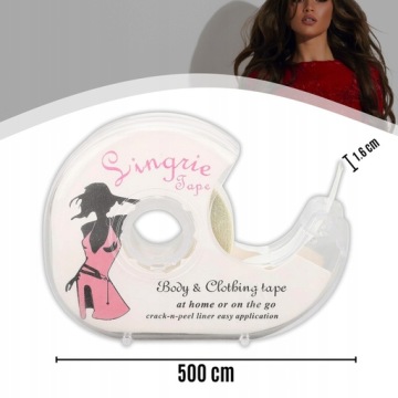ДВУХСТОРОННЯЯ ЛЕНТА ДЛЯ ОДЕЖДЫ, ПРОЗРАЧНЫЕ ЗАПЛАТЫ, РУЛОН 5М ЗАПЛАТОК ДЛЯ КОЖИ ТЕЛА