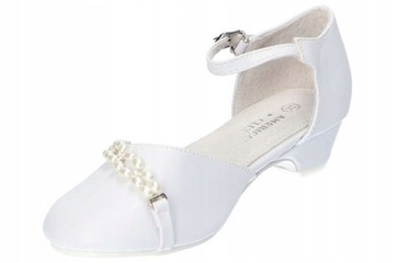 Туфли для причастия AMERICAN CLUB KOM44 БЕЛЫЕ, размер R 35