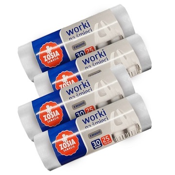 Worki na śmieci z uszami Zosia Samosia 25l 120szt.