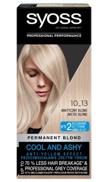 SYOSS PERMANENT COLOR FARBA 10-13 Arktyczny Blond