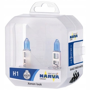 2x NARVA ŻARÓWKA H1 XENON 4500K RANGE POWER WHITE