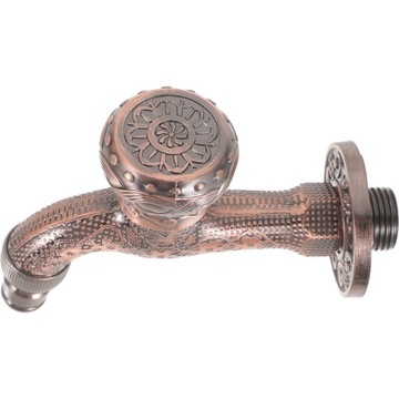 Водопроводный кран. Антикварный кран. Одиночный холодный кран