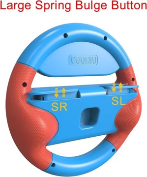 2 РУЛЯ COODIO JOY-CON ДЛЯ MARIO KART 8 DELUXE NINTENDO SWITCH OLED