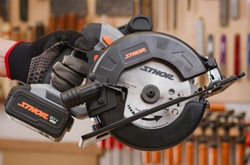ЦИРКУЛЯРНАЯ ПИЛА 165 ММ АККУМУЛЯТОРНАЯ СИСТЕМА КОРПУСА 20 В STHOR
