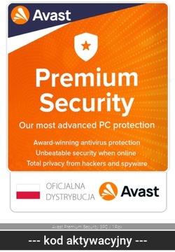 Avast Premium Security 3PC / 1Rok