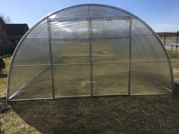 Теплица Туннель 4х6 м, профили поликарбонат 20х40 6мм