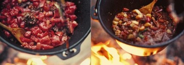 Венгерский чугунный казан 11 л, крышка-ковш