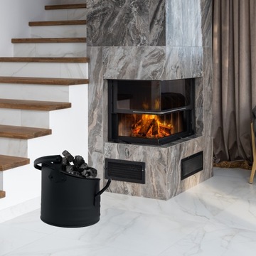 ВЕДРО ДЛЯ УГЛЯ КОРЗИНА ВЕДРО ДЛЯ УГЛЯ ЗОЛА КАМИН ДРОВА + АКСЕССУАРЫ