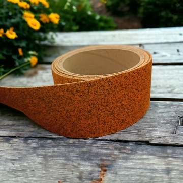 ЛЕНТА ПРЕМИУМ ПРОТИВОСКОЛЬЗЯЩАЯ 50мм 18м предупреждающая оранжевая