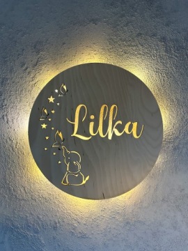 СВЕТОДИОДНЫЙ НОЧНИК НА АККУМУЛЯТОРЕ С НАЗВАНИЕМ СОЛНЕЧНАЯ 30 СМ