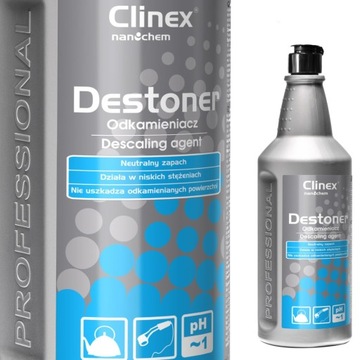 Сильный концентрат средства для удаления накипи для оборудования общественного питания CLINEX Destoner