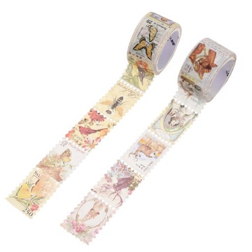 DIY Craft Stemple Kalkomanie Znaczki KWIATOWE I WASHI