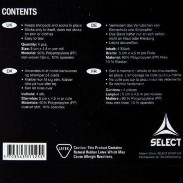 Лента для краёв SELECT 5 см, 4 шт., белая