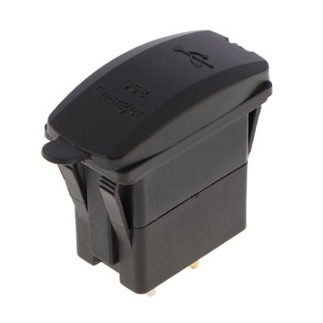 ładowarka samochodowa woltomierz usb led