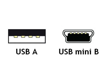 USB 2.0 — кабель mini B для внешнего накопителя, 0,3 м