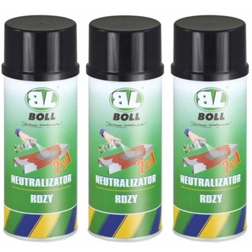 BOLL NEUTRALIZATOR RDZY PODKŁAD 2w1 SPRAY 400ml x3