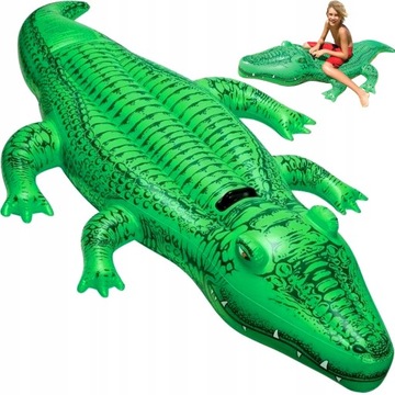 Intex 58546 Надувной крокодил-аллигатор для плавания