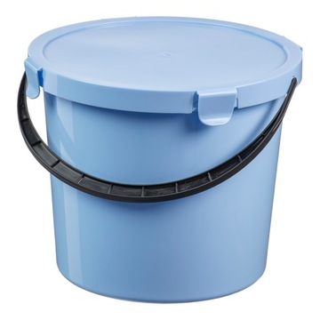 Plast Team, Wiadro z rączką, pokrywa 10 L BERRY