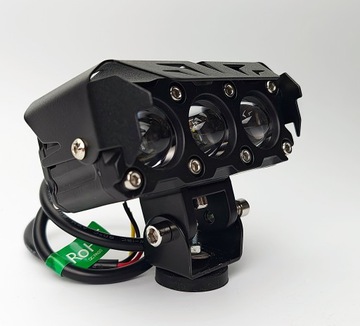 led do motocykla 2 kolorowa biało żółta lampa LR-3HP 2 sztuki w zestawie
