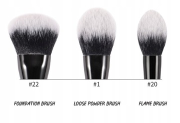 Набор кистей для макияжа, 10 шт., косметическая основа