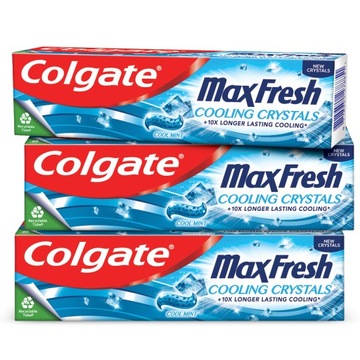 COLGATE MAX FRESH COOLING pasta do zębów 3x75 ml