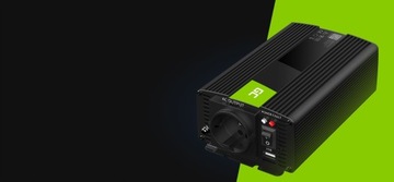 ПРЕОБРАЗОВАТЕЛЬ GREEN CELL INV08 12В-230В 1000Вт/2000ВТ МОДИФИЦИРОВАННАЯ СИНУСОИДА