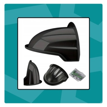 УНИВЕРСАЛЬНЫЙ КОЗЫРЕК ОТ ДОЖДЯ ДЛЯ IP-КАМЕР ЧЕРНЫЙ DELOSPRO