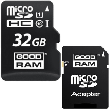 KARTA PAMIĘCI 32GB microSD Goodram + adapter