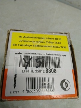 Y5 Шуруп Dresselhaus 6 мм x 145 мм - 100 шт.