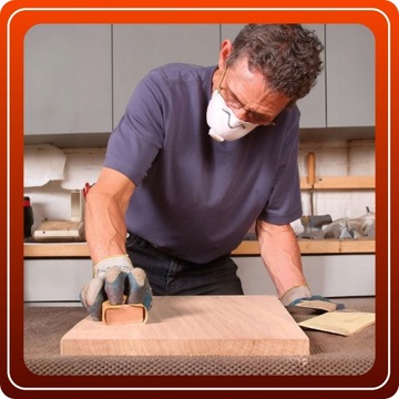 5x НАЛИЧНАЯ БУМАГА Лист на холсте Для разглаживания 230x280мм P240