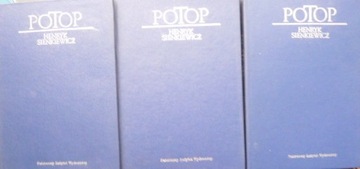 Potop Tom I, II, III zestaw Henryk Sienkiewicz