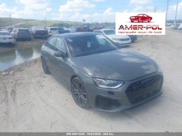 Audi A4 B9 2023 Audi S4 Limousine Prestige, 2023r., 4x4, 3.0L 3.0 Benzyna 349KM