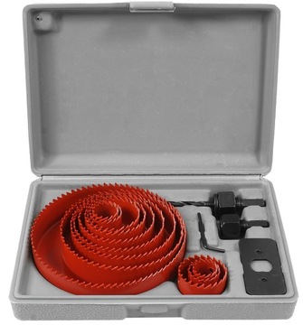 VERKE V05500 НАБОР КОРОНОЧНЫХ ПИЛ ДЛЯ ДЕРЕВА 19-127 мм