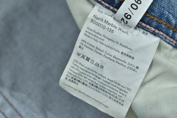 ACNE STUDIOS North Marble Wash Jeansy W34 L34